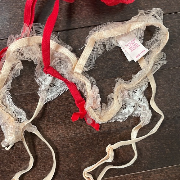 VICTORIA SECRET GARTER BELT 5pc SET - Picture 6 of 7